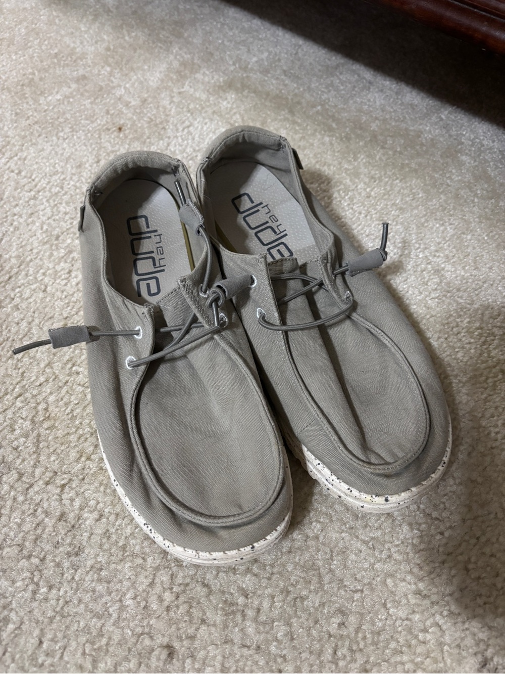 Hey Dude Women's Slip-On Loafers in Taupe
